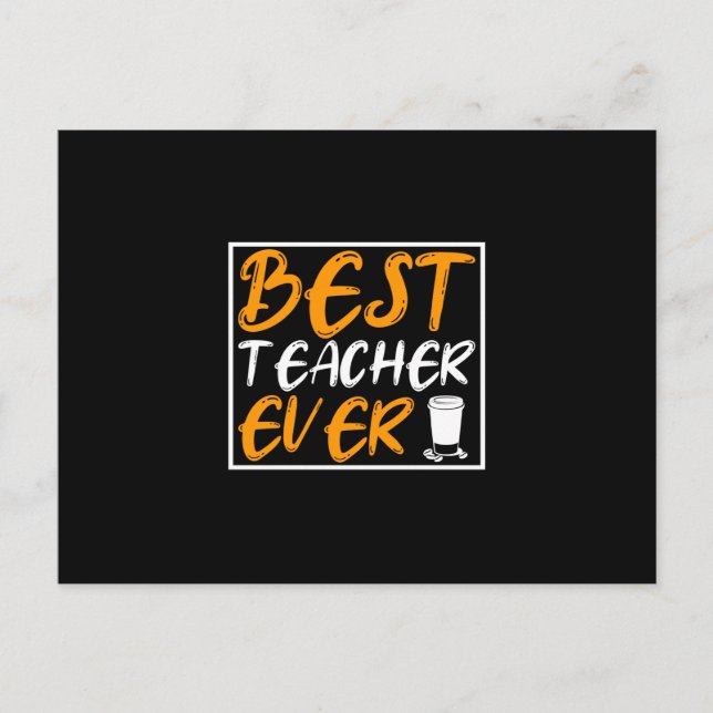 Carte Postale Meilleur professeur de l'art du café (Devant)