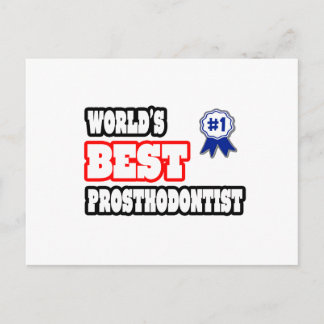 Carte Postale Meilleur prosthodontiste du monde