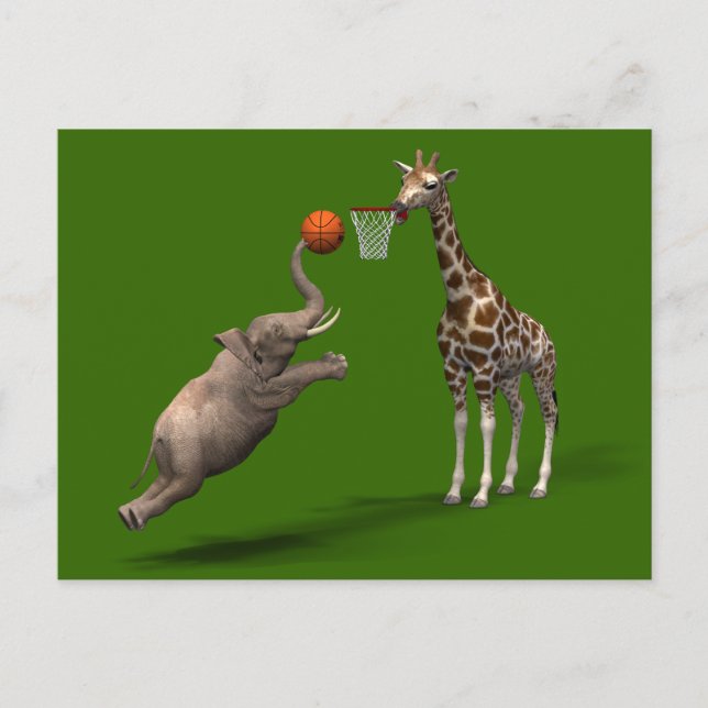 Carte Postale Meilleur scorer de basket-ball (Devant)