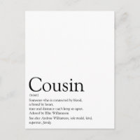 Meilleure définition de cousine au monde