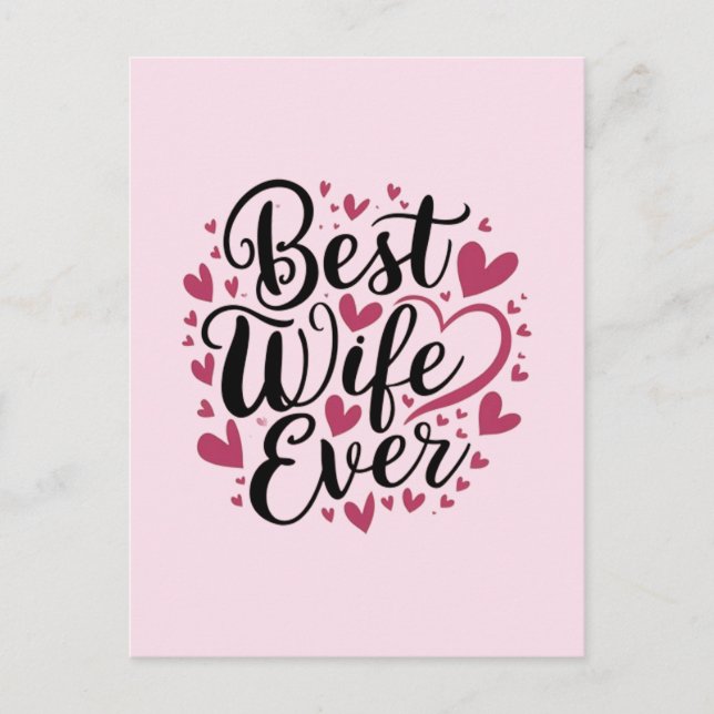 Carte Postale Meilleure femme qui soit  (Devant)