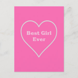 Carte Postale Meilleure fille jamais