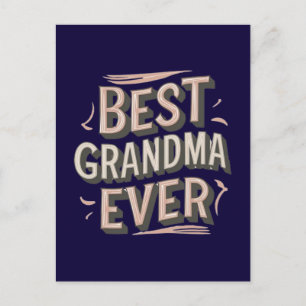 Carte Postale Meilleure grand-mère qui soit