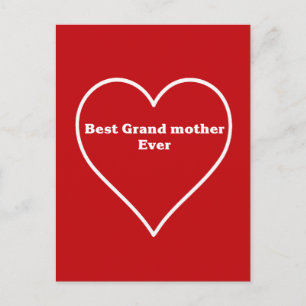 Carte Postale Meilleure grand-mère qui soit