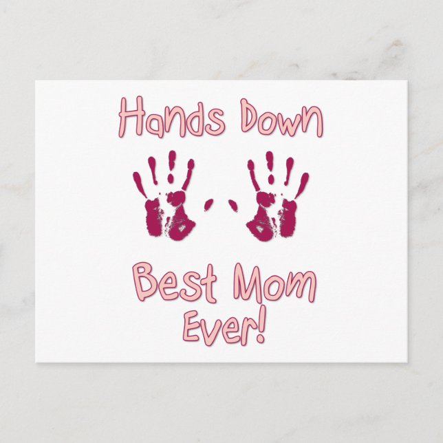 Carte Postale Meilleure maman jamais (Devant)