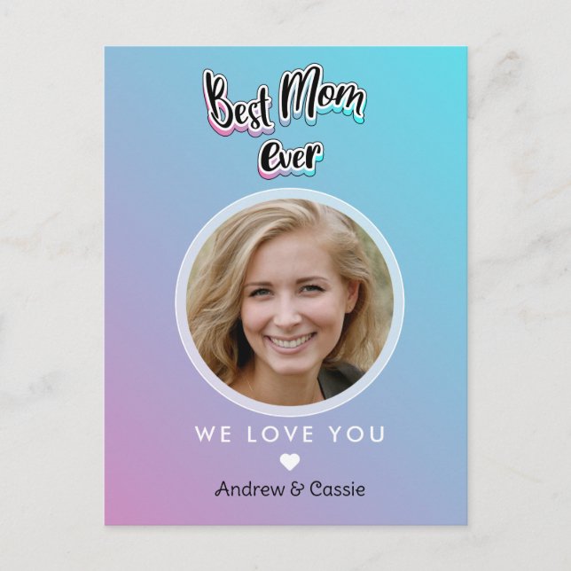 Carte Postale Meilleure maman qui soit (Devant)