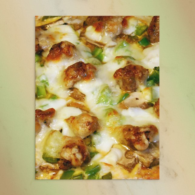 Carte Postale Meilleure pizza de tous les temps  (Créateur téléchargé)