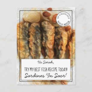 Carte Postale Meilleure recette de poisson blanc personnalisée