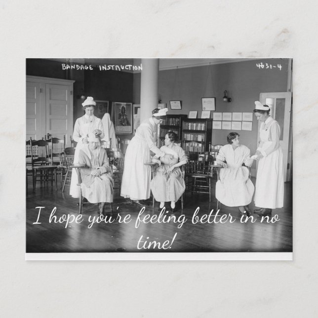 Carte postale : « Meilleure santé sous peu » (Devant)