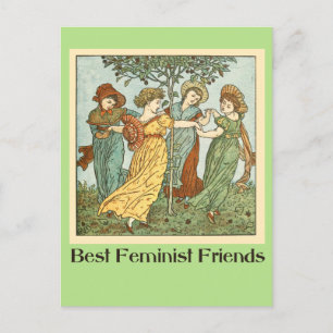 Carte Postale Meilleures amies féministes