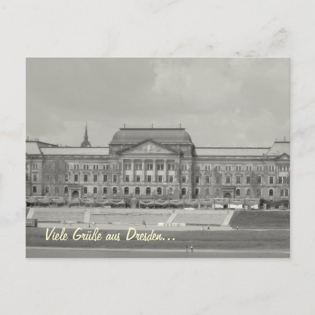 Carte Postale Meilleures salutations de Dresde... (Devant)