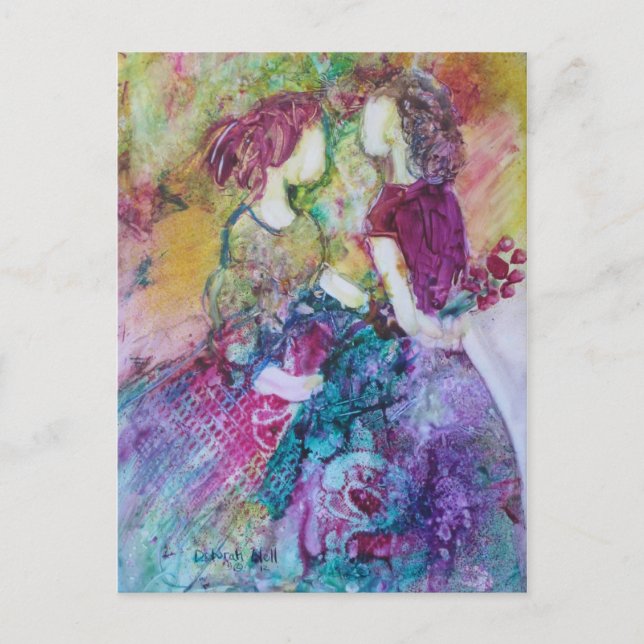 Carte postale "Meilleurs amis" (Devant)