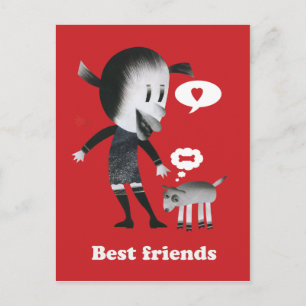 Carte Postale Meilleurs amis