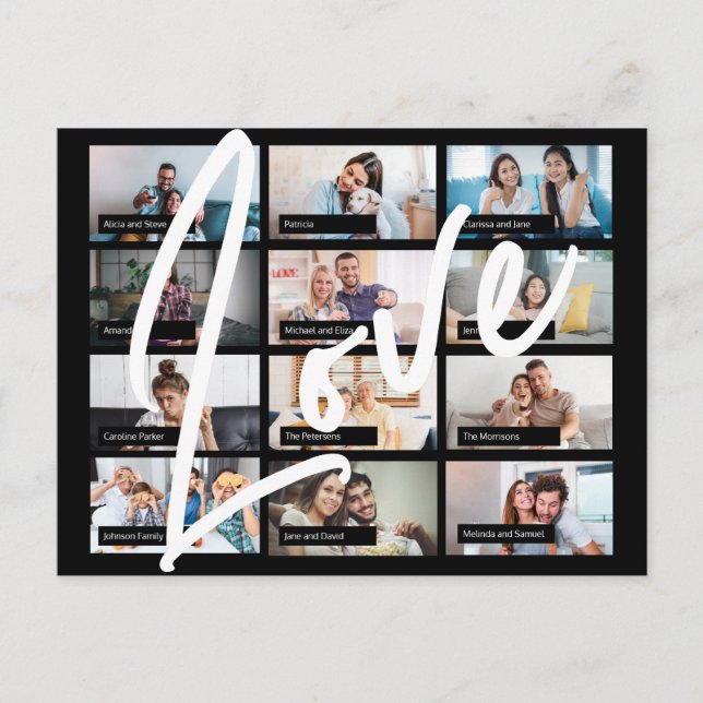 Carte Postale Meilleurs amis en ligne virtuels personnalisés 12  (Devant)