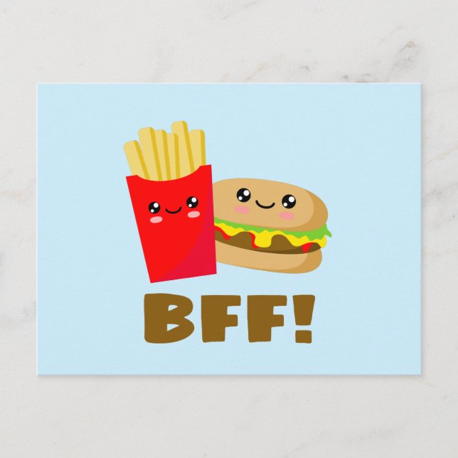 Carte Postale Meilleurs amis pour toujours (Devant)