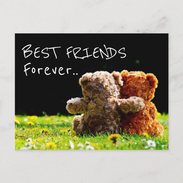 Carte Postale Meilleurs amis pour toujours (Devant)