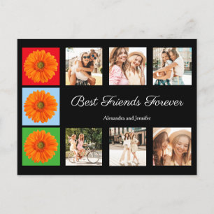 Carte Postale Meilleurs amis pour toujours personnalisation coll