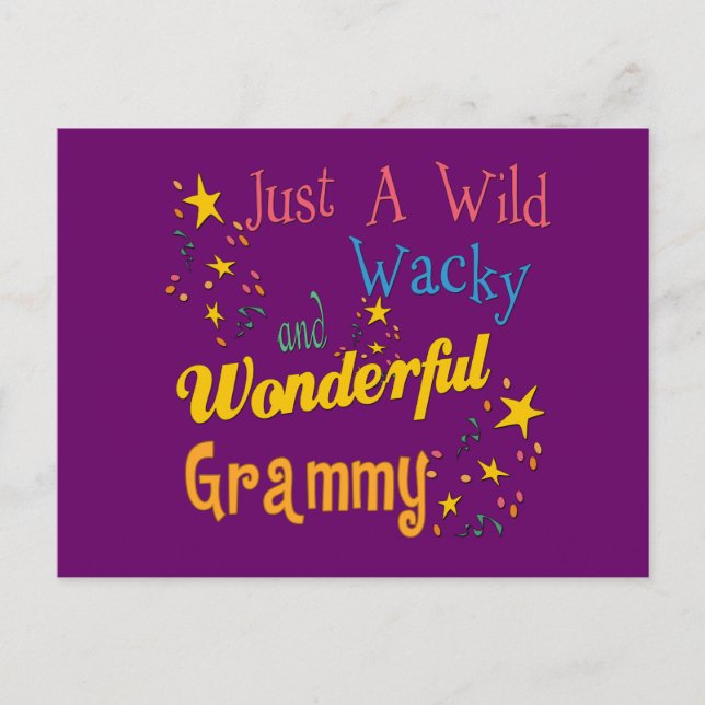 Carte Postale Meilleurs Cadeaux Grammy (Devant)