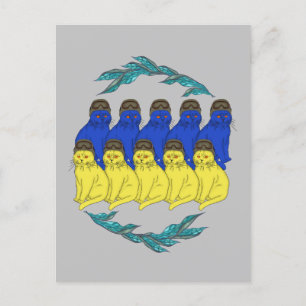 Carte Postale Meilleurs chats Ukrainiens
