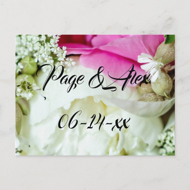 Carte Postale Meilleurs voeux Nouvelles mauvaises herbes Mariage (Devant)