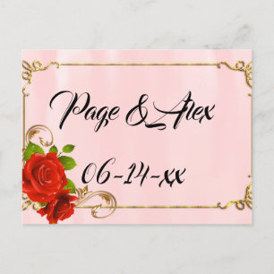 Carte Postale Meilleurs voeux Nouvelles mauvaises herbes Mariage