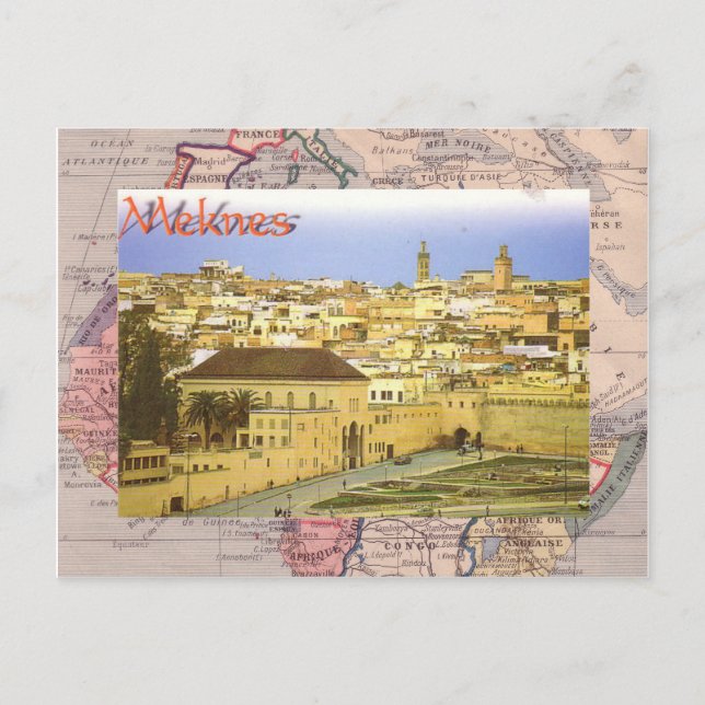 Carte Postale Meknès (Devant)