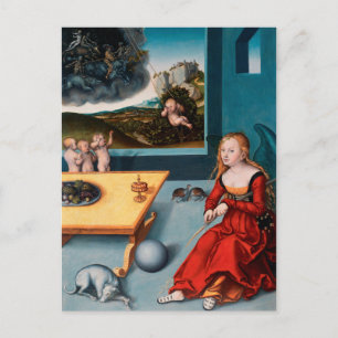 Carte Postale Melancholy par Lucas Cranach l'Ancien