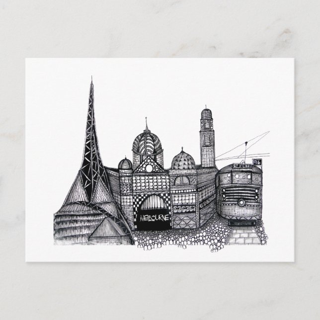 Carte Postale Melbourne (Devant)