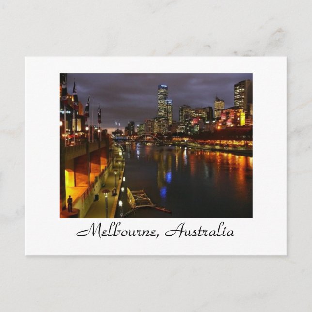 Carte Postale Melbourne, Australie (Devant)