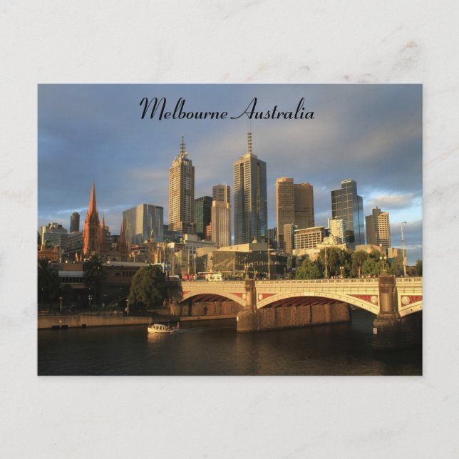 Carte Postale Melbourne Australie (Devant)