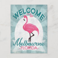 Melbourne Floride Flamant Rose Rétro