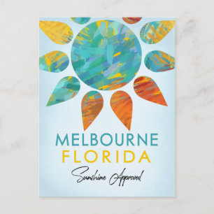 Carte Postale Melbourne Floride Sunshine Travel