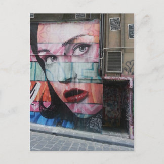Carte Postale Melbourne Graffiti Urban Art Postcard Hosier Lane