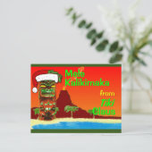 Carte Postale Mele Kalikimaka de Tiki Claus (Debout devant)