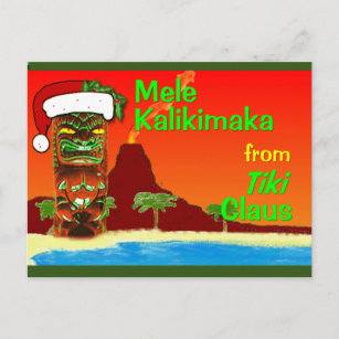 Carte Postale Mele Kalikimaka de Tiki Claus