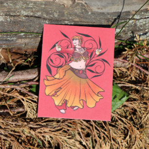 Carte Postale Melissa Autumn Breeze Danseuse du ventre