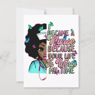 Carte Postale Mélisse femme infirmière infirmière infirmière inf