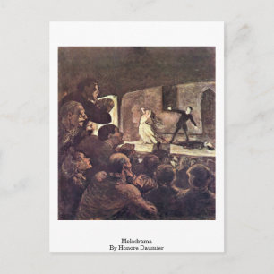 Carte Postale Melodrama Par Honore Daumier