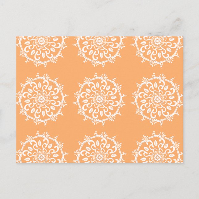 Carte Postale Melon Mandala (Devant)