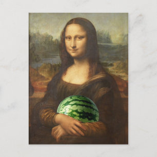 Carte Postale Melona Lisa Souhaite Bonne Journée Nationale De La