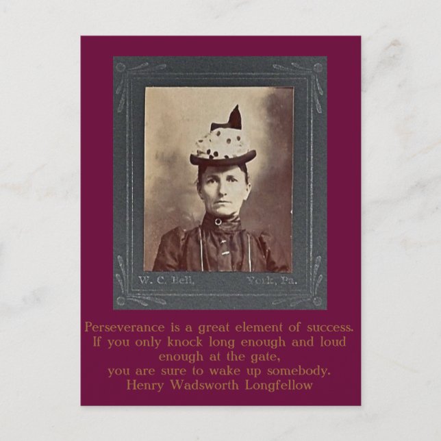 Carte Postale Melvina Jane (Rupp) Zarfos de York Co., PA (Devant)