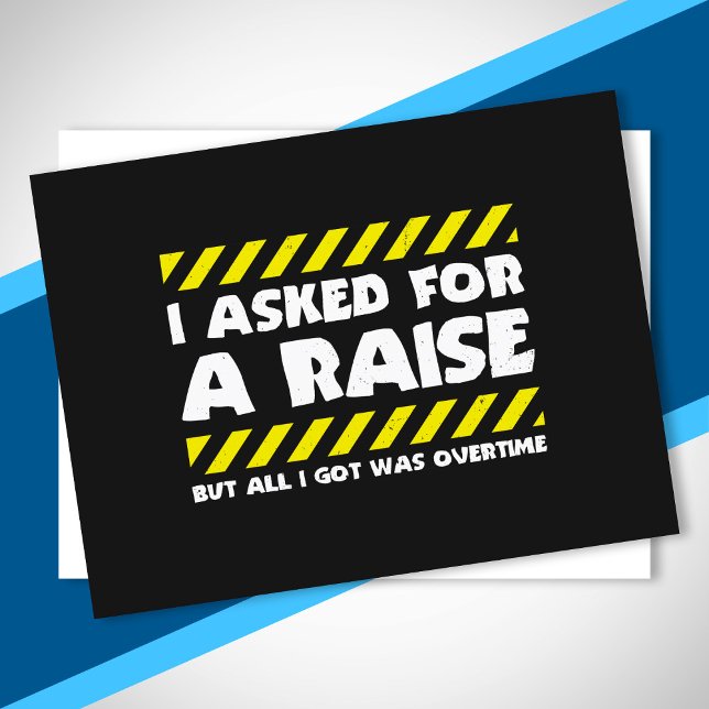 Carte Postale Mème de travail amusant - Travailleur d'usine heur (Créateur téléchargé)