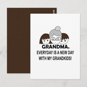 Carte Postale Mémé Grand-mère
