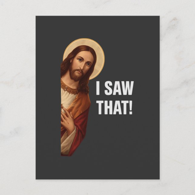 Carte Postale Mème Jésus que j'ai vu (Devant)