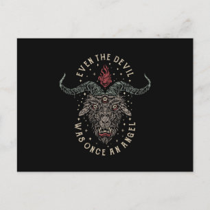 Carte Postale Même le diable était autrefois un ange