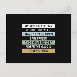 Carte Postale Mème Mèmes Humour Travail Plaisanterie Cool Drôle