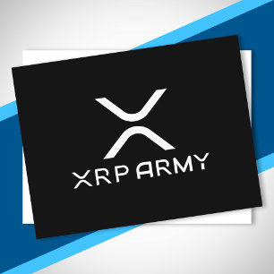 Carte Postale Mème XRP Army Citation Hodl Crypto CryptoCurrency