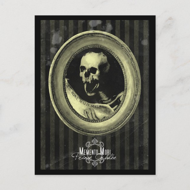 Carte postale "Memento Mori" (Devant)