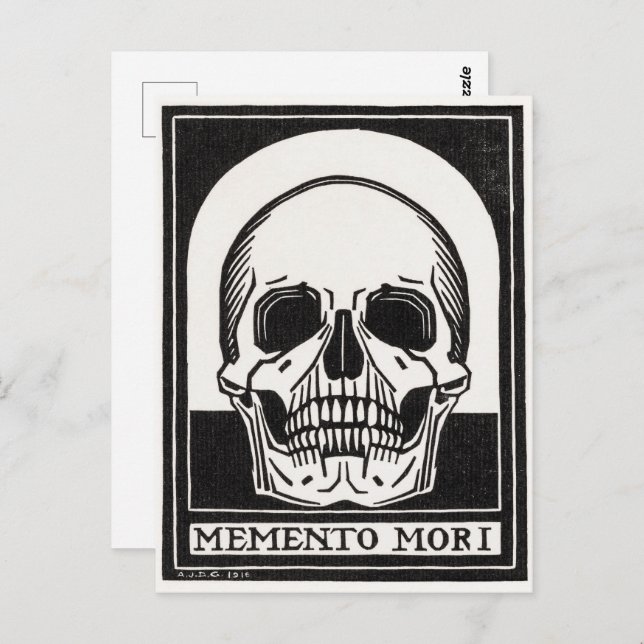 Carte Postale Memento Mori | Julie de Graag | (Devant / Derrière)