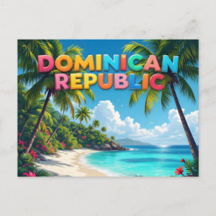 Carte Postale mémoire de République dominicaine